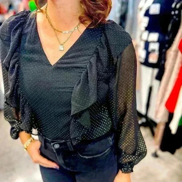 VICTORIA LONG SLEEVE BODYSUIT - Picture 1 of 4